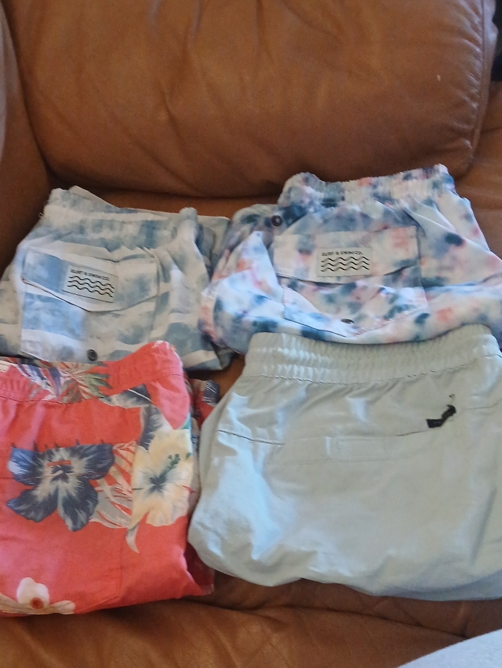 4 Pairs Of Boys Swim Shorts Size Medium